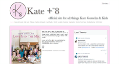 Desktop Screenshot of kateplusmy8.com